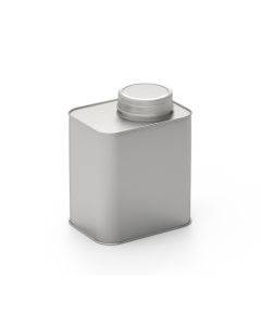 Square Tinplate Metal Sealed Cans Coffee Bean Powder Tin Cans,