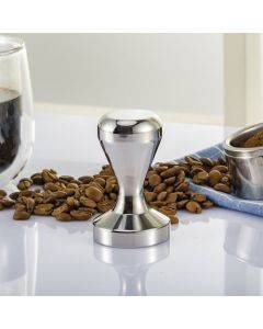 Stainless Steel Powder Press Flat Bottom Coffee Powder Hammer