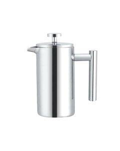 304 Stainless Steel French Pressure Coffee Pot Hand Made Tea Pot, Capacity:350ml