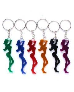 12 PCS Personalized Creative Backpack Keychain Small Pendant Aluminum Bottle Opener