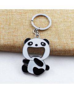 Cartoon Animal Shape Beer Bottle Opening Tool Opener Panda Keychain Pendant