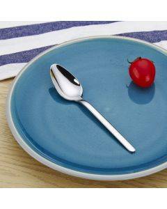 2 PCS Thick Stainless Steel Western Food Spoon Coffee Spoon