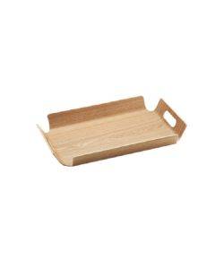 Wooden Dinner Plate Serving Plate Pastry Tray, Specification:880 Ash S