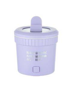 Multifunctional Electric Cooker One-piece Home Small Electric Cooker(US Plug Purple)