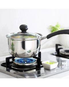 Single Handle 18cm Stainless Steel Thickened Milk Steamer Noodle Baby Food Supplement Pot