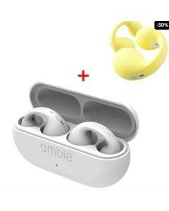 AMBIE WHITE SILICON CASE YELLOW-1