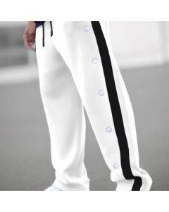 Men's Casual Cotton Wide Leg Jogger Sweatpants-2