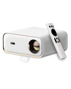Wanbo X5 1100 ANSI Lumens LCD Projector, Native 1080P, 4K Decoding, Android 9.0, Auto Focus & Auto-keystone Correction, Dual-band WiFi 6, Bluetooth 5.0, Apple Airplay, Android / Windows Projection