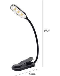 Rechargeable 7 LED Book Light with Touch Switch