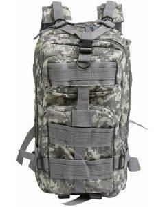 Tactical Multipurpose School Cargo Backpack 30 Liters Camping Gray 929-B - Lorben