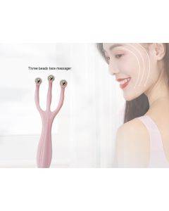 Three bead massager Steel bead facial massager