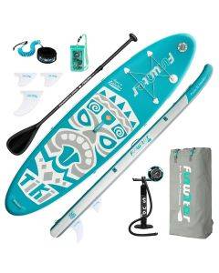 FunWater NEW TIKI  Inflatable Stand Up Paddle Board 10.6'' Long 33' Wide 6' Thick