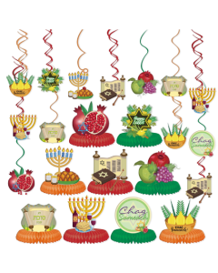 Rosh Hashanah Decorative Honeycomb Ball Decoration Rosh Hashanah Party Potluck Table Decor Honeycomb Props