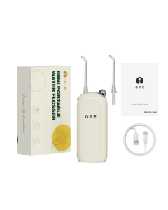 Water flossers Cordless for Teeth - OTE Portable Water Flosser - Mini Power Dental Flossers Rechargeable for Travel and Home, 3 Modes & IPX7 Waterproof, Oral Irrigator for Teeth, Gums, Braces Care