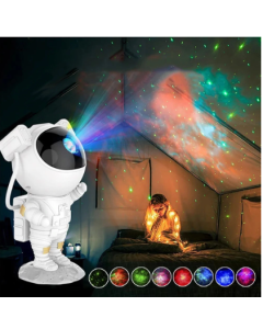 LED Creative Astronaut Galaxy Projector Lamp Gypsophila Projection Starry Night Light for Children Home Decor