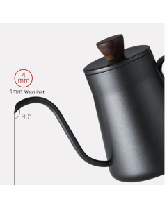 Stainless steel hand brewing pot, ear hanging pot, coffee pot, thickened mini pot, Teflon narrow mouth pot