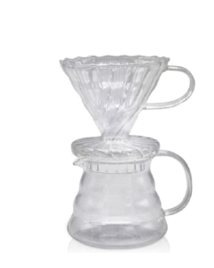 Heat-resistant hand-brewed coffee glass pot Yunduo Coffee Sharing Pot, specifications: 350ml integrated glass filter cup