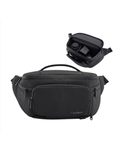 Cwatcun D105 Large Multifunctional Camera Belt Bag Simple and Lightweight Micro SLR Camera Bag Casual Waterproof Storage Bag