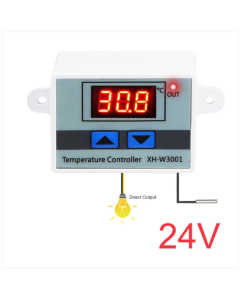 XHW3001 Digital LED Temperature Controller Arduino Cooling Heating Switch Thermostat NTC Sensor 24v/220v/probe line
