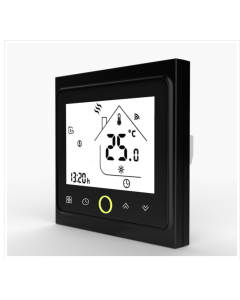 BHT-002GB WiFi Thermostat Temperature Controller LCD Touch Screen Backlight for Water Floor Heating (White + Black)