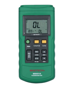MS6514 dual-channel digital thermometer with USB interface