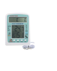 2 LCD screen display indoor/outdoor thermohygrometer (KT203)