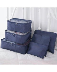 6 pieces portable luggage packing boxes