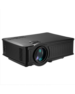 LY-50 1800 Lumen 1280x800 LED Projector with Remote Control Support AV & USB VGA & HDMI (Color: Black)