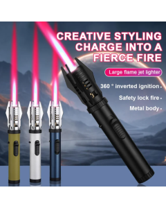 360° Windproof Lightsaber Torch Flame Lighter