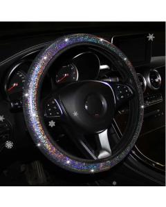 New Car Auto Steering Wheel Cover Bling Breathable Anti-slip Protector