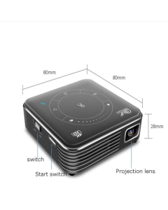P11 854x480 DLP Smart Projector with IR Remote, Android 9.0 ,4GB+32GB