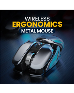 Wireless Ergonomics Metal Mouse