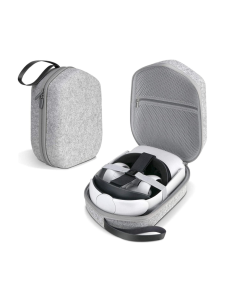 Estojo de Transporte para Oculus Quest 2 com Correia Elite | Acessórios para fone ouvido para jogos VR controladores | Estojo VR rígido grande espaço para viagens armazenamento doméstico