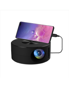 YT200 320 x 180P LED HD Mini Projector USB Powered Support Wired Same Screen