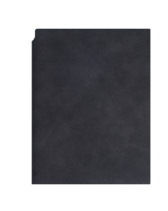 2 copies for sale Business notebook PU retro soft leather office notepad, cover color: dark gray with pen insert, specification: A5