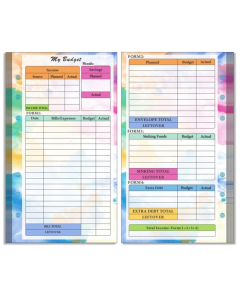 A6 6-hole budget notebook flipbook refills handbook inserts notepad inserts