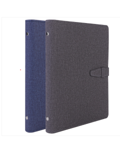 Deli 3309 A5 loose-leaf notebook, office and business carry-on meeting record book, shipped in random colors