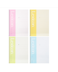 Deli 7688 A4 60 pages spiral bound notebook loose-leaf office business notepad (color random delivery)