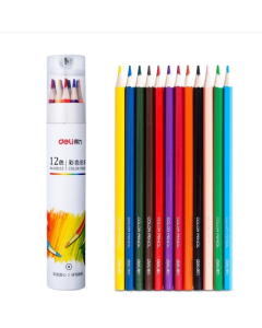 Deli cartridge color pencil set oil-based coloring pencil drawing supplies