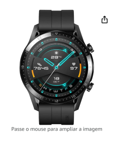 Smartwatch Huawei GT 2 46MM 2019, Bluetooth 5.1, Tela 1,39" Amoled 454x454 HD (Preto)