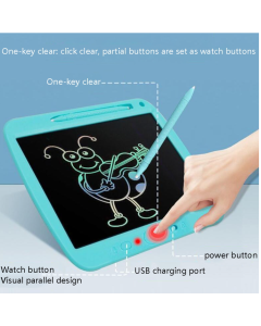Children's LCD Drawing Board Electronic High Glossy Writing Board Smart Rechargeable Handwriting Board, Style: 11.5 inch