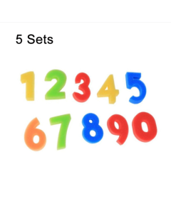 5 sets to sell sponge painting brush Children's art painting stamp tools, color random delivery (0-9 numbers sponge)