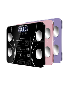 LCD Display Body Fat Electronic Smart Weighing Scale Bathroom Fat Scale Digital Body Weight Scale (Rechargeable Model)