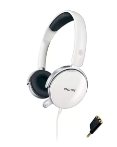 PHILIPS SHM7110U Wired PC Headset with Microphone for Conference Calls, Zoom, Skype, Google Meet, Online Mute and Volume Control, 40mm Drivers with Bass