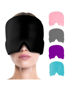 Gel Ice Compress Headgear Cold Compress Cooling Eye Mask Headache Hot and Cold Compress Headgear.