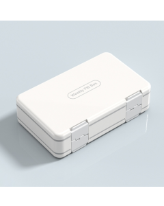 24 Compartments Large Capacity Sealed Pill Box 7 Days a Week Morning, Midday and Evening Portable Pill Boxes