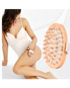 Soothing Body Massage Brush Wooden Airbag Air Massager