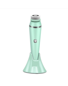 4-in-1 Electric Face Wash Brush Cleans Pores Blackheads Makeup Remover Brush Waterproof Silicone Facial Cleanser