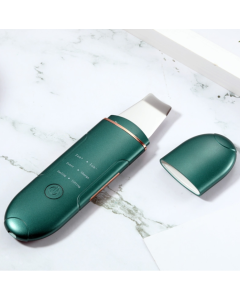 Ultrasonic Electric Facial Cleanser Blackhead Meter (Dark Green)