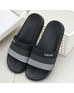 Men's and women's slippers summer non-slip couple home out a word slippers